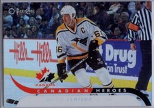 2009-10 O-Pee-Chee Canadian Heroes Foil #CBH18 Mario Lemieux *S3526