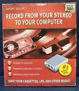 XiteI Inport Deluxe Software Record From Your Stereo To Your Computer New - Picture 1 of 5