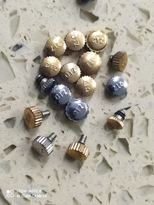 Original LOT CROWNS Citizen Silver Gold Vintage - Picture 1 of 5