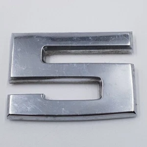 BMW 5 Number Lettering Rear Boot Trunk Lid Badge Emblem Logo USED - Picture 1 of 7