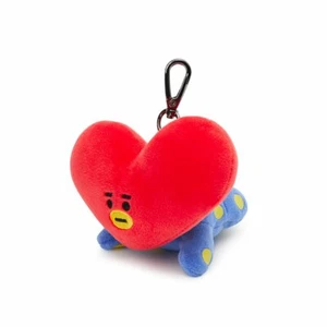 BTS BT21 Official Authentic Tata Soft Plush Lying Bag Charm + Free Shipping - Picture 1 of 9