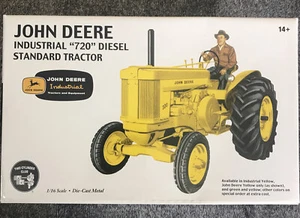 John Deere INDUSTRIAL 720 DIESEL TRACTOR 2008 TWO-CYLINDER CLUB #16178A ERTL - Picture 1 of 18