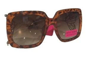 Betsey Johnson Fly Away Tortoise Butterfly Sunglasses NWT - Picture 1 of 7