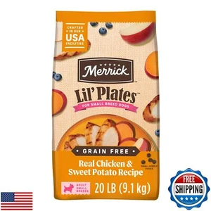 Merrick Lil’ Plates Premium Grain Free Dry Dog Food For Small Dogs, Real Chic - Picture 1 of 5