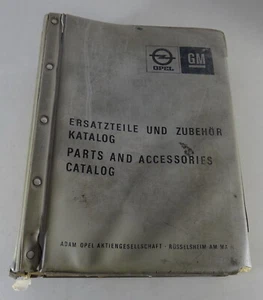 Teilekatalog Opel Rekord D / Commodore B / Coupé / Caravan von 1972 - Bild 1 von 7