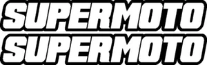 White Supermoto Swingarm Airbox Number Plate Decals Stickers graphics DRZ KTM - Bild 1 von 2