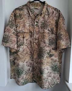 Vintage Game Guard Outdoorsman/Camo Shirt Storm Flap 2 Pockets 51"-129.5cm XL - Picture 1 of 4