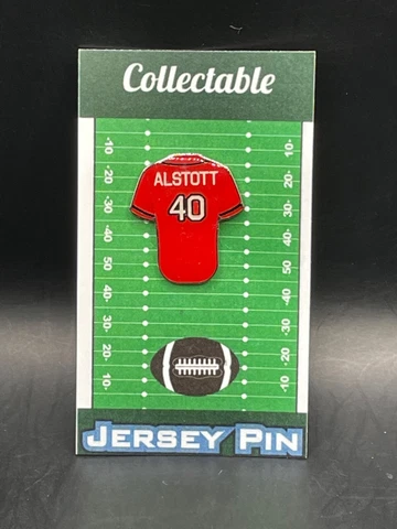 Tampa Bay Buccaneers Mike Alstott jersey lapel pin-Classic Collectible-A-TRAIN Cover