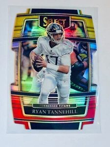 2021 Panini NFL Select DieCut Red Prizm Ryan Tannehill Tennessee Titans - Picture 1 of 2