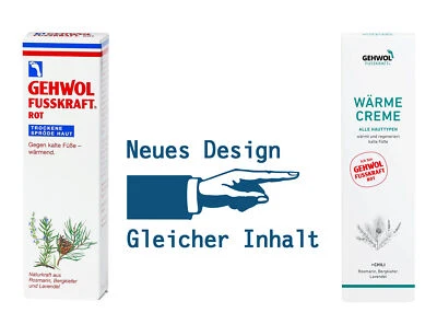 (63,92 EUR/l) Gehwol Fusskraft Rot 125ml - trockene, spröde Haut