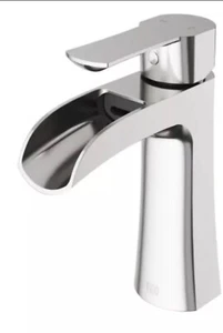 Nuevo VIGO Paloma Grifo de Baño de Lavabo de una Manija Cascada Níquel Cepillado - Imagen 1 de 1