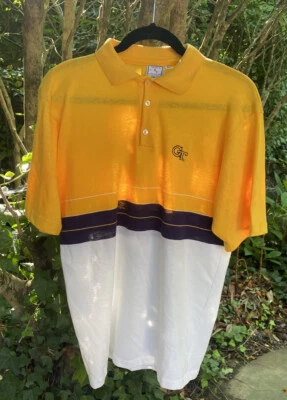 Vintage Georgia Tech RC Sportswear Single Stitch Polo Size XL Made In USA - Image 1 of 4