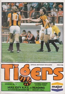 Hull City v Reading 6 December 1980 - Image 1 of 2