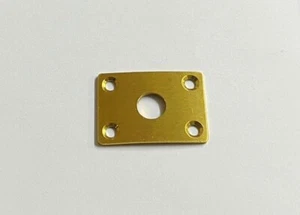 Placa Jack rectangular de metal curvada DiMarzio DORADA para guitarra USA PRS - Imagen 1 de 4