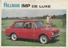 Hillman Imp De Luxe Mk2 1968 Spanish/Portuguese Markets Foldout Brochure FAIR