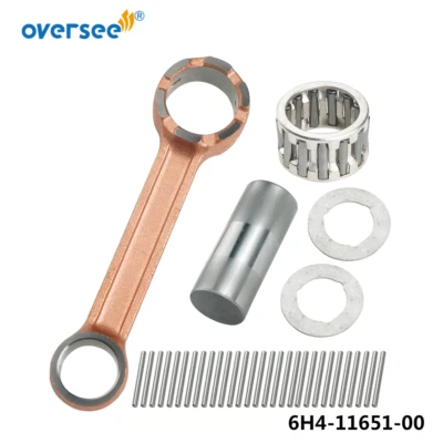 6H4-11651-00 6H4-11650-00 Connecting Rod Kit for Yamaha 40HP 50HP 2T 3 CYL - Image 1 of 4