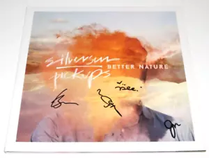 SILVERSUN PICKUPS BAND SIGNED BETTER NATURE ALBUM VINYL RECORD x4 w/COA BRIAN - Picture 1 of 2