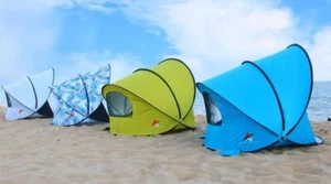 Vollautomatisches Strand Outdoor Zelt, schnell & einfach offener Sonnenschirm, Angeln, Camping - Bild 1 von 12