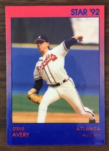 1992 Star Company STEVE AVERY Limited Edition GLOSSY Ad PROMO card, Scarce - Picture 1 of 3