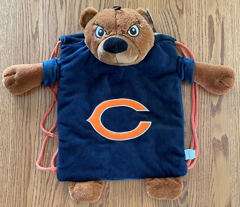 NFL Chicago Bears Backpack Pal Cinch Bag Sack Cover