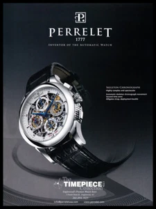 Orologio Cronografo Perrelet Scheletro 1-pg STAMPA ANNUNCIO 2007 - Foto 1 di 1
