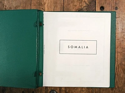 ALBUM FRANCOBOLLI SOMALIA COLONIA ITALIANA + AFIS + INDIPENDENZA FOGLI MARINI Foto 1 de 4