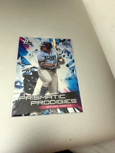 2019 Bowman Platinum - Wal-Mart Prismatic Prodigies Wander Franco #PPP-24 (RC) - Picture 1 of 2