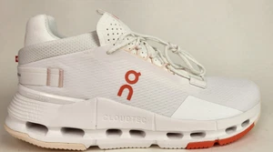 On Cloudnova 2 Damengröße 9 weiß geflammt/orange Mesh sportliche Laufschuhe - Bild 1 von 10