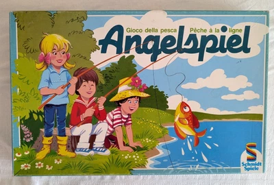 Vintage 80s Schmidt Spiele Magnetic Fishing Game German 'Angelspiel' Very Good - Image 1 of 4