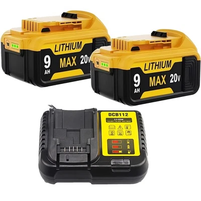 MARKENLOS Für DeWalt DCB184 Akku DCB 184 18 V 9,0 Ah XR LI-Ion DCB182 DCB205-2 Ladegerät