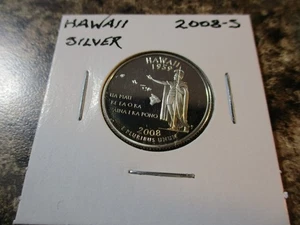 2008-S PROOF HAWAII SILVER STATE QUARTER - Picture 1 of 2