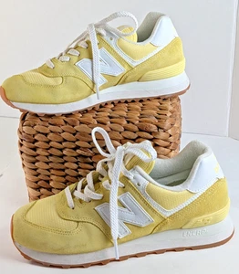 New Balance 574 Damen zitronengelb Haze Sneakers Schuhe Stil WL574PK2 Größe 8 - Bild 1 von 8