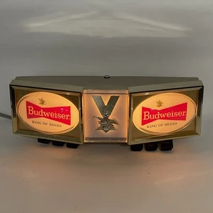 Cooles Vintage Budweiser Anheuser Busch Leuchtschild, klein und perfekt Bargröße - Bild 1 von 5