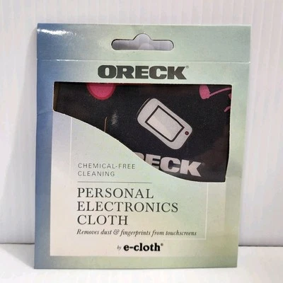 Paño de limpieza electrónico personal Oreck E-Cloth 8" X 12" reutilizable  Foto 1 de 2