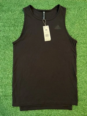 Camiseta regata masculina Adidas HE1177 eixo listrado fraco 2.0 tamanho XS nova com etiquetas camisa academia - Imagem 1 de 4