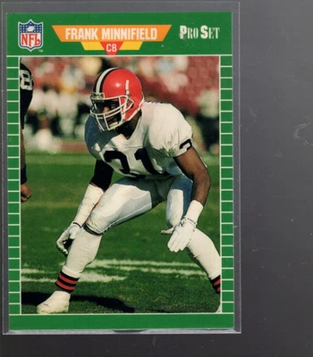 B4670- 1988 Pro Set Test #6 Frank Minnifield - NM-MT - Image 1 of 2