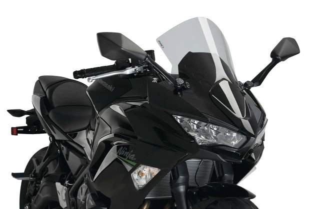 Puig R-Racer Screen Smoke for Kawasaki EX650N Ninja 650/EX650M Ninja 650 ABS - Image 1 of 1
