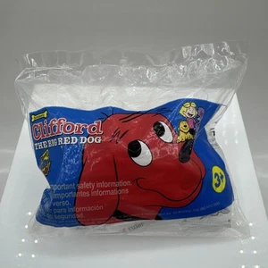 Vintage WENDY'S Clifford The Big Red Dog Toy NIP New Scholastic Kids Meal Rare - Picture 1 of 6