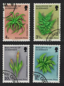 Guernsey Ferns 4v 1975 CTO SG#122-125 - Picture 1 of 1