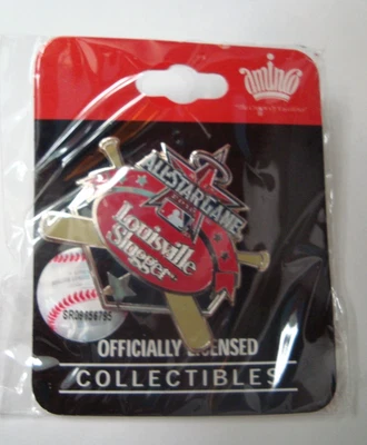 2010 MLB All-Star Game Anaheim, CA LOUISVILLE SLUGGER logo - on pinback - Image 1 of 2