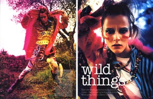 2003 Mario Testino Carmen Kass 10-page MAGAZINE EDITORIAL Wild Things - Picture 1 of 5