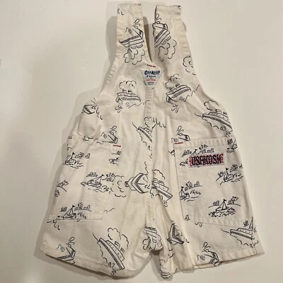 De colección Oshkosh Barcos Barcos Veleros Mono Náutico Pantalones Cortos Vestbak EE. UU. 2T Foto 1 de 4