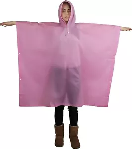 Wealers Adult Emergency Rain Poncho with Hood – Waterproof, Thick EVA Plastic... - Picture 1 of 3