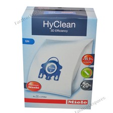 Miele c3 S5 Original 3D GN VACUUM CLEANER BAGS HYCLEAN G/N SYNTHETIC - Genuine