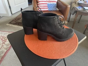 VAGABOND SHOEMAKERS SUPER STYLISH SZ40 BLACK 3” Chunky Heels / Ties NWOB - Picture 1 of 12