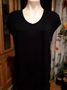 WOMENS Sz S Black JUST JEANS Short Sleeve T-Shirt COMFY! - Picture 1 of 2
