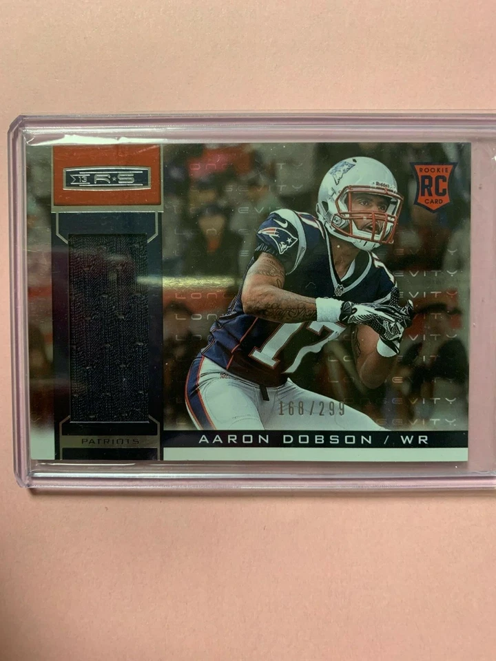 A3764 - 2013 Rookies and Stars Longevity Parallel #201 Aaron Dobson Jersey/299 - Image 1 of 1