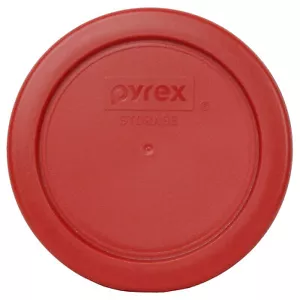 Pyrex 7202-PC Poppy Red Plastic Replacement Storage Lid Cover - Picture 1 of 2