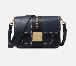 Nuevo Bolso de Hombro Michael Kors Admiral Negro Sloan Editor Bloques de Color con Tachuelas-30F8GS9 - Imagen 1 de 4