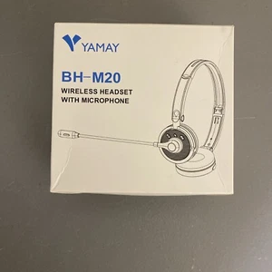 YAMAY BH-M20 Wireless Headset with Microphone  BLUETOOTH NOISE CANCELLATION - Picture 1 of 13